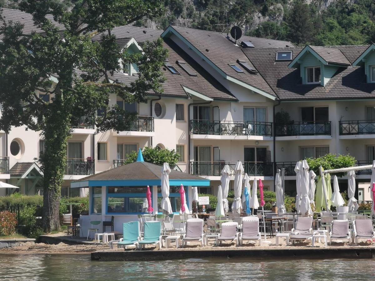 Lac Annecy Plage Privee, Duplex Baie Des Voiles Duingt Buitenkant foto